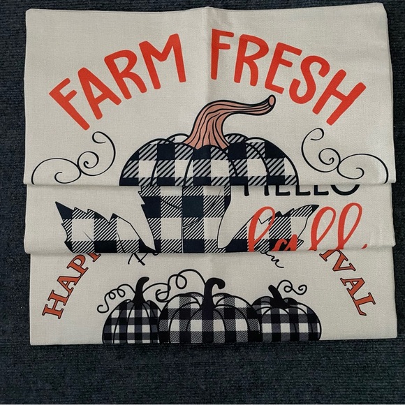 Other - Fall Autumn Pumpkin Decorative Throw Pillow Covers Square Pillow Cases 20X20